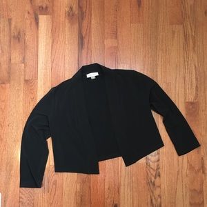 Calvin Klein Black 3/4 sleeve shrug sweater